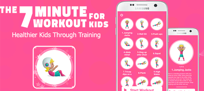 Online kids online workout