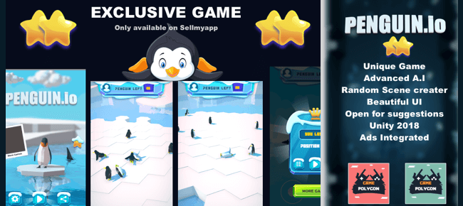 Penguin.io – Addictive Game – Sell My App