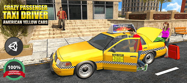 Modern Taxi Driver Simulator Game Unity Source Code - Get unity code